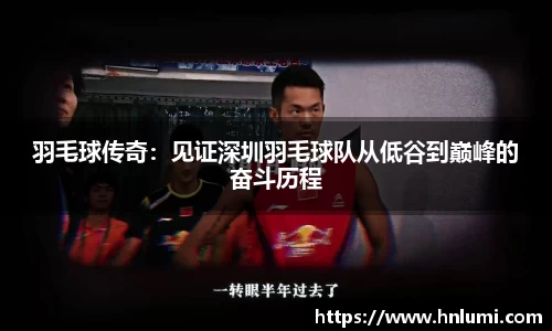 羽毛球传奇：见证深圳羽毛球队从低谷到巅峰的奋斗历程